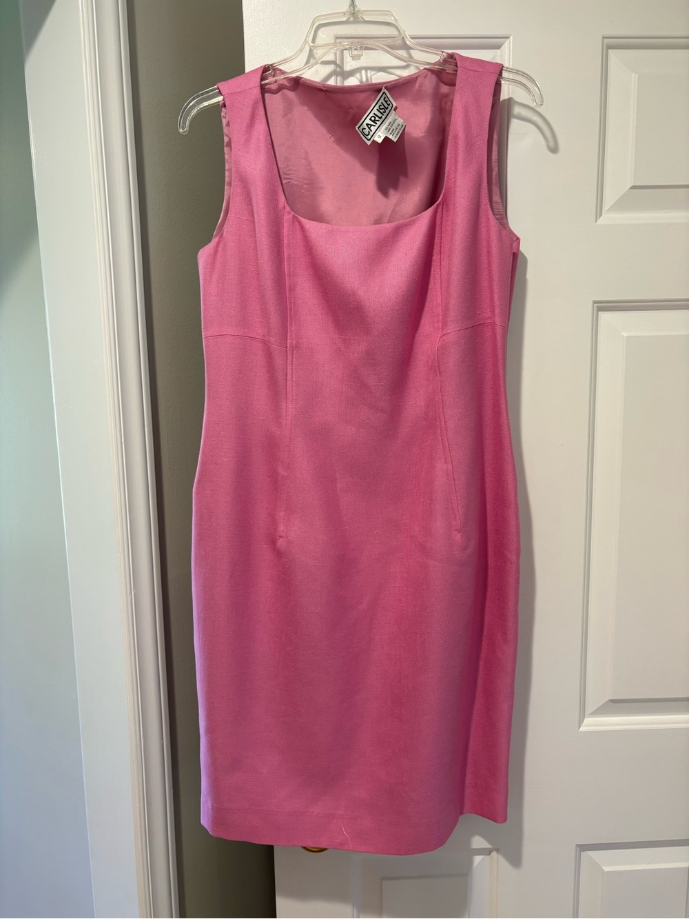 Carlisle Pink Sleeveless Midi Dress
